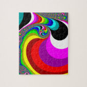 040 Obama - Fractal Art Legpuzzel (Verticaal)