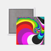 040 Obama - Fractal Art Magneet (Voorkant / Achterkant)