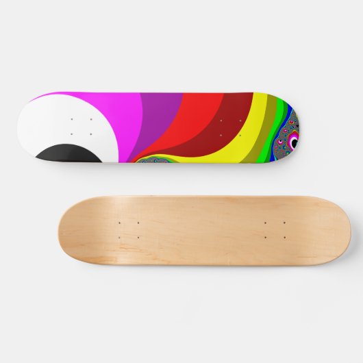 040 Obama - Fractal Art Persoonlijk Skateboard (Horizontaal)