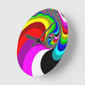 040 Obama - Fractal Art Ronde Klok (Hoek)