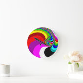 040 Obama - Fractal Art Ronde Klok (Huis)