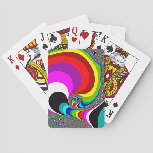 040 Obama - Fractal Art Speelkaarten (Achterkant)