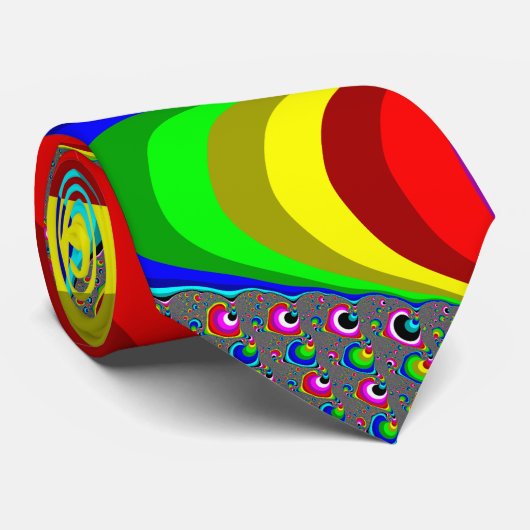 040 Obama - Fractal Art Stropdas (Opgerold)