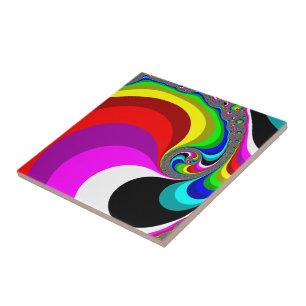 040 Obama - Fractal Art Tegeltje