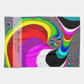 040 Obama - Fractal Art Theedoek (Horizontaal)