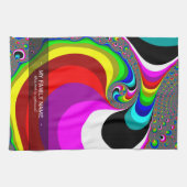 040 Obama - Fractal Art Theedoek (Horizontaal)