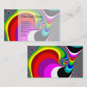 040 Obama - Fractal Art Visitekaartje (Voorkant / Achterkant)