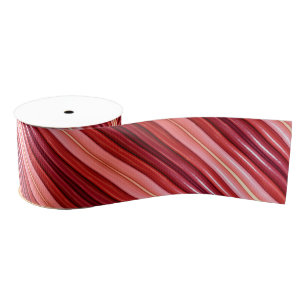 040 rood streepjeslint grosgrain lint