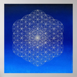#040.Tessellated Flower of Life.. Poster
