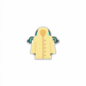 042-regenjas sticker (Voorkant)