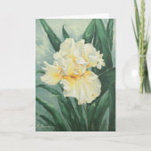 0434 Cream Iris-Moederdag Kaart (Voorkant)