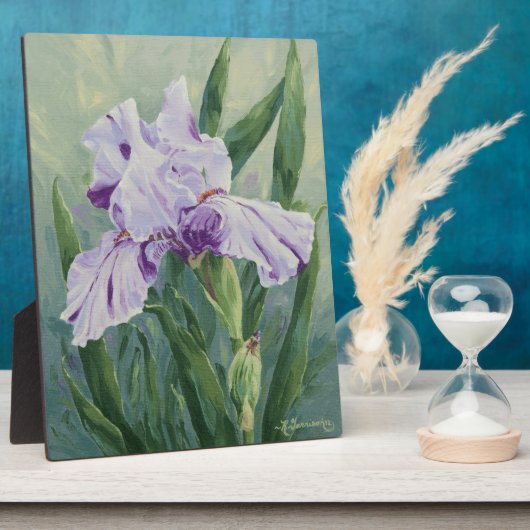 0440 Paarse iris Fotoplaat (Zijkant)