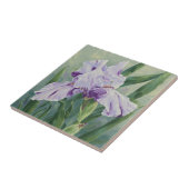 0440 Paarse iris Tegeltje (Zijkant)