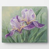 0455 Paarse Irises Fotoplaat (Voorkant)