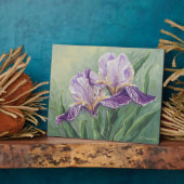 0455 Paarse Irises Fotoplaat (Zijkant)