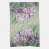 0455 Paarse Irises Theedoek (Verticaal)