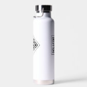 045692 geheim QR gecodeerd bericht Waterfles (Rechts)