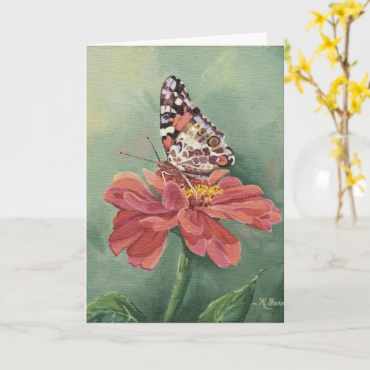 0461 Moederdag voor gebluste vrouwerij Kaart (Gele Bloem)