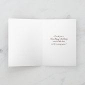 0470 Sparrow Birthday-kaart Kaart (Binnen)
