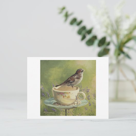 0470 Sparrow Briefkaart (Staand voorkant)