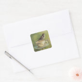 0470 Sparrow Vierkante Sticker (Envelop)