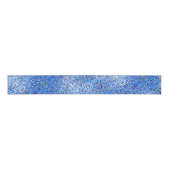049 Blauw en goudkoolstof Grosgrain Lint (Voorkant)