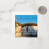 04.23.EnglishLanguageDay Notitiekaartje (Voorkant / Achterkant in situ)