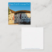 04.23.EnglishLanguageDay Notitiekaartje (Voorkant / Achterkant)