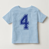 04 Custom Jersey Blue Kinder Shirts (Voorkant)
