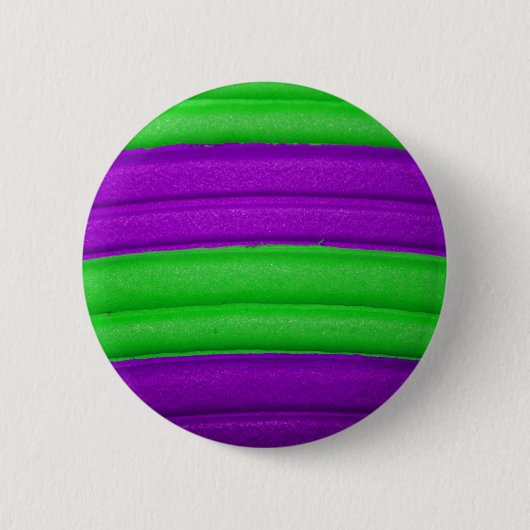 04 Groene en Paarse regenboogButton Ronde Button 5,7 Cm (Voorkant)