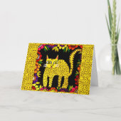 04 - Happy Birthday Basi, het kattenWenskaart Kaart (Voorkant)