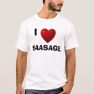 04_HeartBase, I, SAASAGE T-shirt
