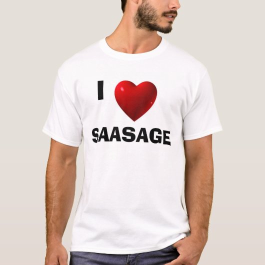 04_HeartBase, I, SAASAGE T-shirt (Voorkant)
