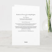 04 het Wenskaart van het Tarot van de Keizer Kaart (Achterkant)