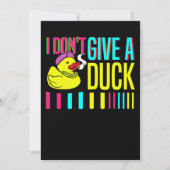 04.Rubber duck for a Duck Lovers Save The Date (Voorkant)