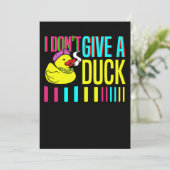 04.Rubber duck for a Duck Lovers Save The Date (Staand voorkant)