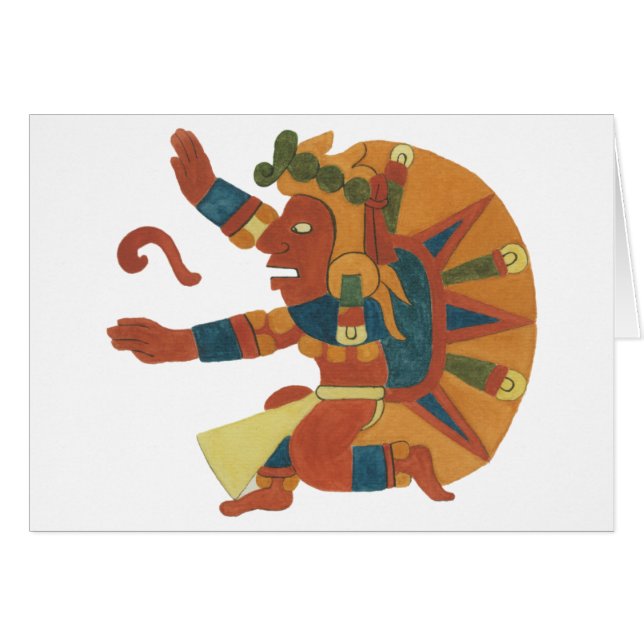 04.Tonatiuh - Mayan / aztec Creator God (Voorkant Horizontaal)