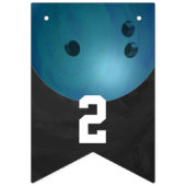 04of12 Bowling Ball Theme Party Custom Vlaggetjes (Eerste vlag)