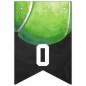 04of12 Tennis Ball Thed Party Bunting Vlaggetjes (Tweede vlag)