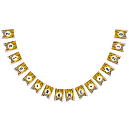 04of12 Tiger Theme Party Bunting Vlaggetjes