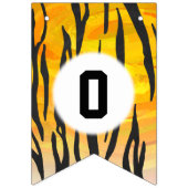 04of12 Tiger Theme Party Bunting Vlaggetjes (Tweede vlag)