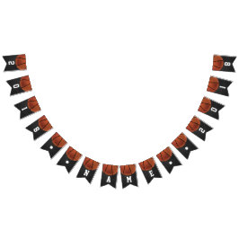 04van de 12 Basketball Thmed Party Bunting Vlaggetjes