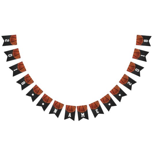 04van de 12 Basketball Thmed Party Bunting Vlaggetjes (Alle)