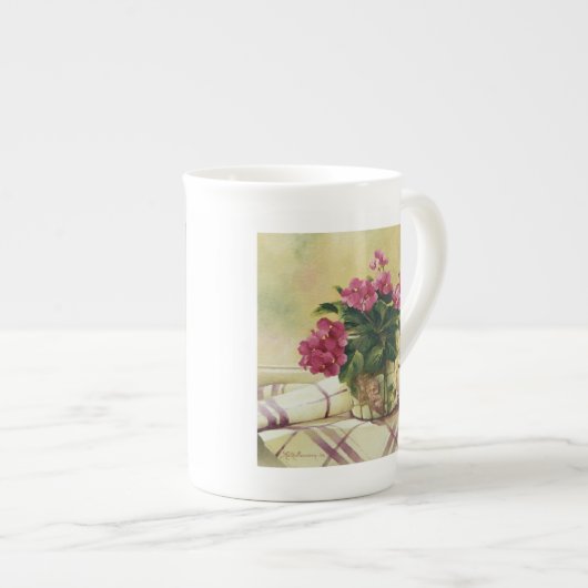 0511 Afrikaans geweld in de mozaïekplant Porselein Kop (Voorkant rechts)