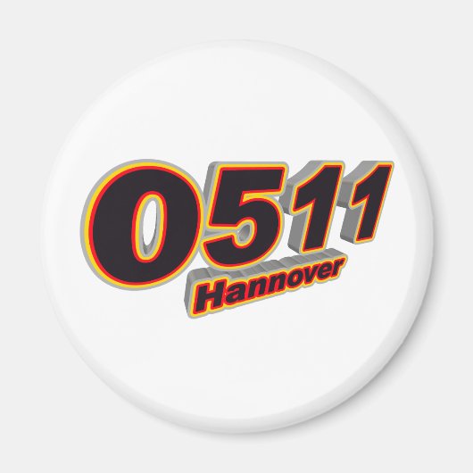0511 Hannover Magneet (Voorkant)