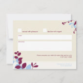 051-Tonya :: RSVP ANTWOORD FLAT KAART (Achterkant)