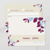 051-Tonya :: RSVP ANTWOORD FLAT KAART (Voorkant / Achterkant)