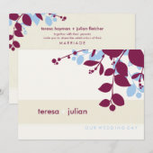 051-Tonya :: trouwkaarten 1 Kaart (Voorkant / Achterkant)