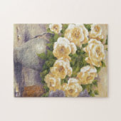 0548 Gele rozen in Pitcher Legpuzzel (Horizontaal)