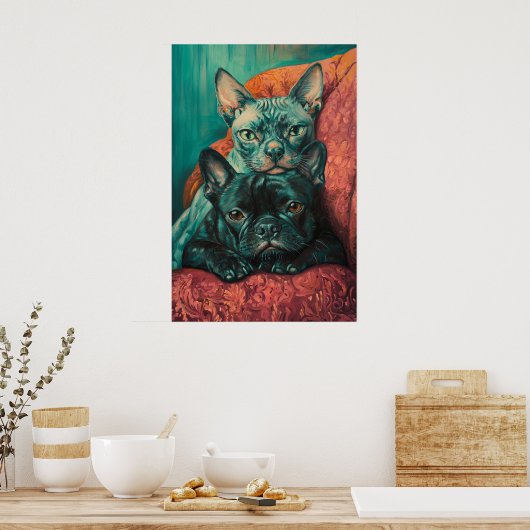 054 Dieren Poster (Keuken)